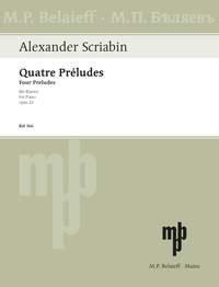 Quatre Préludes op. 22